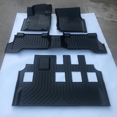 China 3D Car Floor Strip Car Floor Mats XPE Interior All Weather Car Floor Liner For Mitsubishi Montero Sports Car Mat for sale