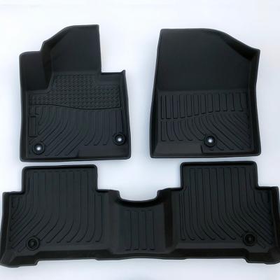 China Car Floor 3D Strip Weather Interior Odorless Car Floor Liners Mat For Nissan Qashqai Car Mats for sale