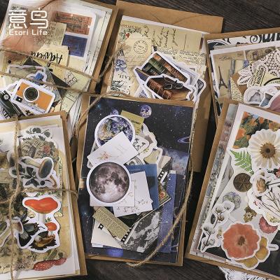 China Lightyears Loose-leaf Vintage Retro Diy Memo Pad Packet Diy Decoration Diary Scrapbooking Notepad Material Paper Letter Away for sale