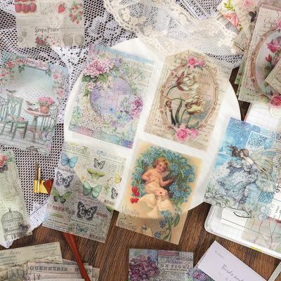 China Loose-leaf Vintage Retro Elegy Like Package Memo Pad Diy Decoration Diary Scrapbooking Diary Notepad Message Letter Material Paper Note for sale