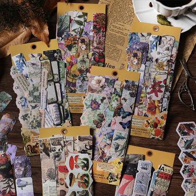 China As Diary Series Photos Retro Vintage Collection Scrapbooking Package Decoration Material Paper Label Sticker Diary for sale