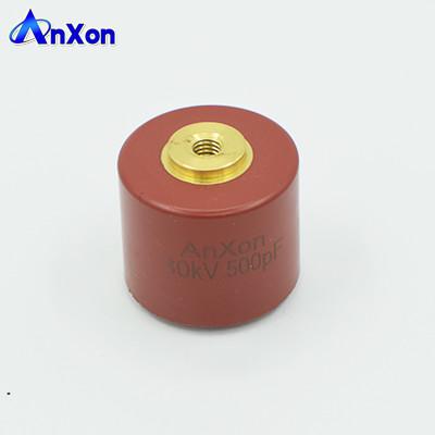 China CT8G 30KV 4700PF Y5T High Voltage Doorknob Ceramic Capacitor AXCT8GD30472K3D1B for sale