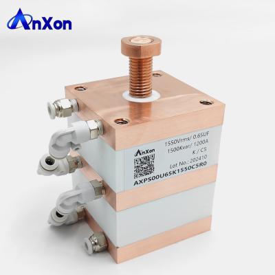 China 1550V 0.65UF Induction Heating Polypropylene Conduction-cooled Capacitor for sale