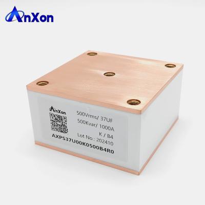 China 550V 27UF 1000A Conduction Cooled Capacitor For Induction Heating - Square AXPS27U00K0550B4R0 for sale