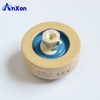 China Anxon power capacitor CCG81 5KV 150PF 30KVA High frequency equipment capacitor for sale