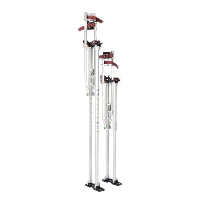 China Easy Tools Adjustable Drywall Stilts 48 64 Silver for sale