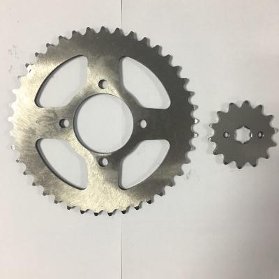 China CD70 chain kit, CD70 fine masking sprocket 420/104L for sale