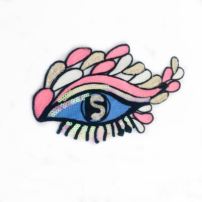 China New Design Handmade Clothing Sequins Accessories Charming The Eyes Towel Embroidery Sequin Applique for sale