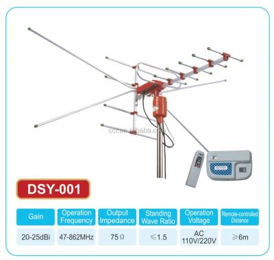 China Dual Polarized Remote Control Rotating Outdoor TV Antenna DSY-001 DSY-001 for sale