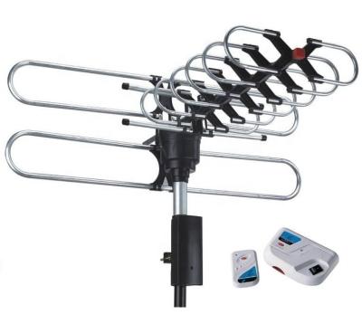 China Outdoor HDTV Material PP/ABS Yagi Antenna With Motor Rotor for sale