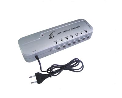 China TV Booster Amplifier Amplifier - Gain Adjustable TV Signal Booster 6Way For 6TV CD-06H CD-06H for sale