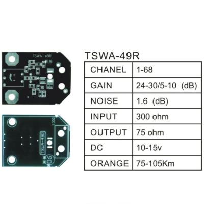 China Antenna Amplifier PCB TSWA-49R no. Item TSWA-49R TV for sale