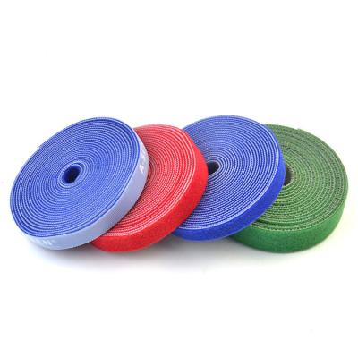 China Colored 50MM Double Sided Hook And Loop Tape For Wire Cable , Flexible / Reusable for sale