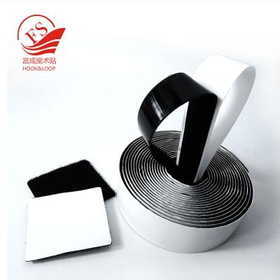 China Heat Resistant 2 Inch Self Adhesive Sticky Hook And Loop For Products Fastening for sale