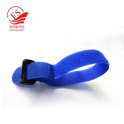 China Durable Hook Loop Straps With Buckle For Book Carry for sale