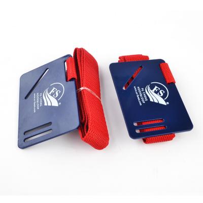 China Plastic Card Hook Loop Elastic Hook Loop Straps / Book Carry Strap OEM , Reusable for sale