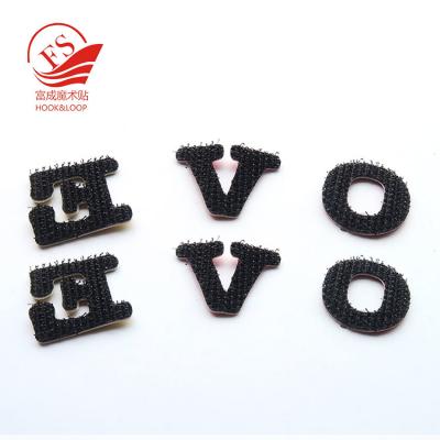 China Nylon Hook Loop Printed Alphabet Letters For Clothing , Reusable & Durable for sale