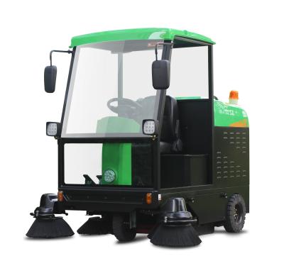 China 6*8V Voltage DQS19B Automatic Electric Floor Sweeper for Road and Parking Lot Cleaning for sale