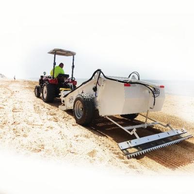 China Industria del acero 70HP Tractor Attachment Limpiador de playa con un ancho de limpieza de 1400mm en venta