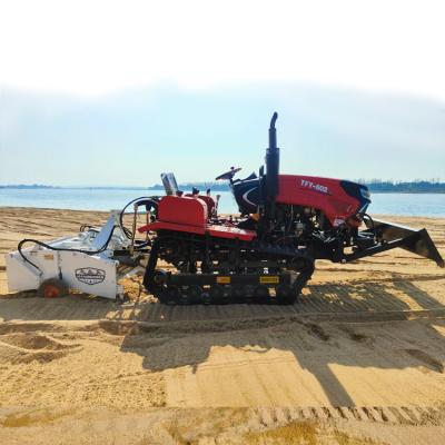 China 800KG Beach Sand Cleaning Machine Sweeper Tractor for Environmental Beach Maintenance for sale