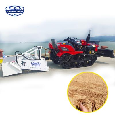 China Tractor de limpieza alcalina para eliminar algas marinas y basura en la playa en venta