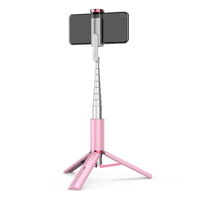 China SEAJIC AB202 Fold Extruded Height 720mm Rotatable with Bendable Tripod Selfie Stick Smartphone Phone for sale