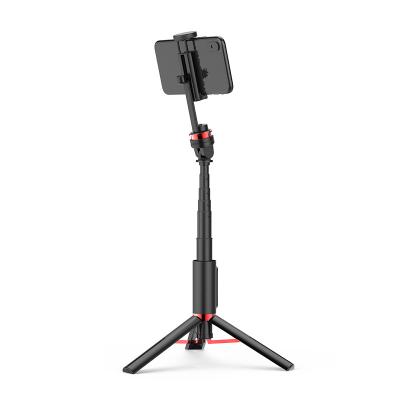 China Portable Flexible Hot Sales Radio Selfie Stick Monopod Phone Holder Stand Remote Extendable Camera Tripod For Smartphone for sale