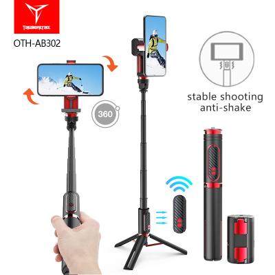 China Wholesale Promotional 360 Degree Rotation+Tripod Mini Flexible Mobile Phone Selfie Stick With Remote for sale