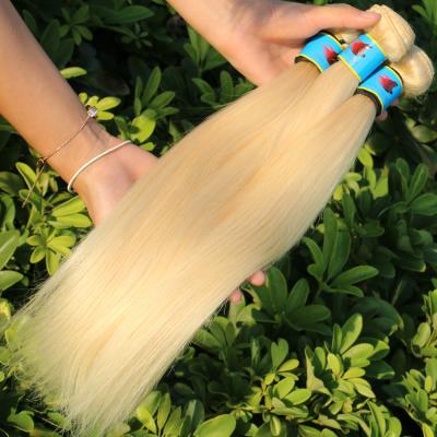 China Silky Straight Wave Raw Virgin Cuticle Aligned Hair Bleach 613 Virgin Hair Bundles With Closure for sale