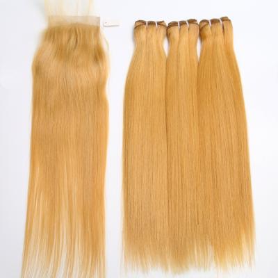 China Brazilian Remy Hair Extension Double Drawn Virgin Hair in Mozambique, Cuticle Aligned Hair Vendors, Unprocessed Color Straight Virgin Hair Extension for sale