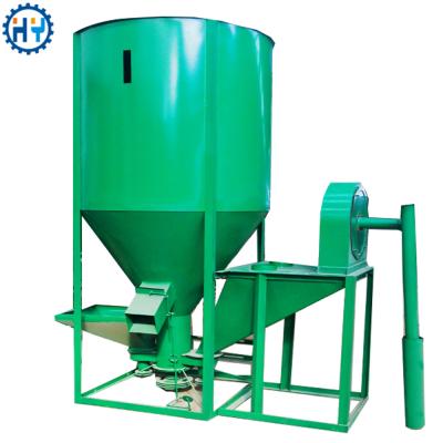 China 2 CBM 2 CBM Crusher Vertical Type Animal Feed And Mixer Hammer Mill for sale