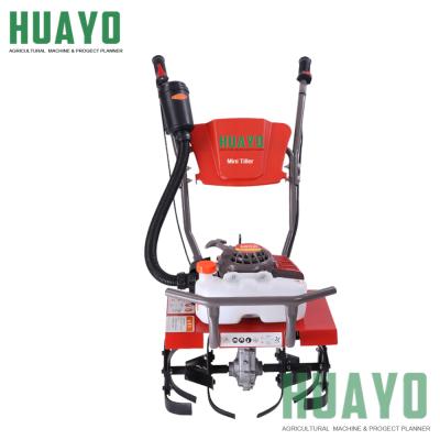 China Factory Factory 68CC Mini Tiller Garden Cylinder 2 Stroke Engine Gas Powered Machine for sale