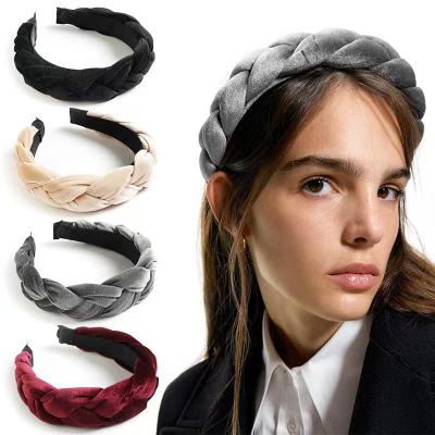 China HOT SALE European and American style CIA velvet headband fashion headbands for women sports headband for women for sale