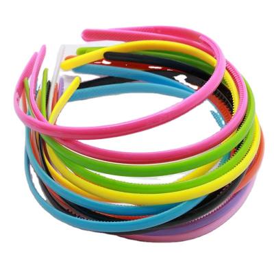 China WHOLESALE SWEET MIX PLASTIC CANDY COLORS CHEAP HEADBAND GIRLS HAIR HEADBAND HAIR BAND FOR KIDS for sale