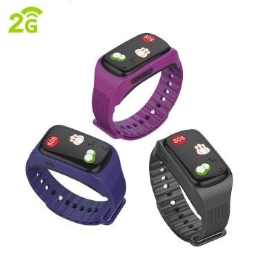 China gprs waterproof sim card blood pressure gps gps bracelet older gsm wristband for sale