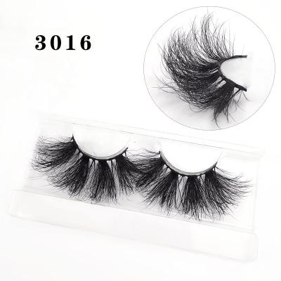 China Natural Russian long fluffy eyelashes 25 mm 5d mink strip lahes wholesale 25mm-30mm mink eyelash bulk seller for sale