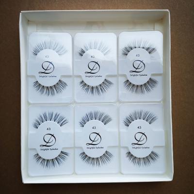 China Hot-selling styles wholesale hair eyelashes 5pairs eye lashes private label 3D false eyelashes for sale