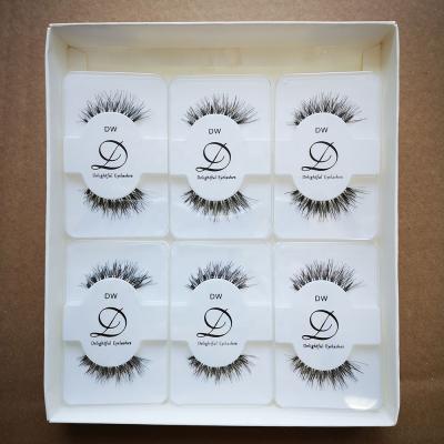 China Hot-selling styles hair eye lashes wholesale natural 5pairs eye lashes private label false hair 3D eyelashes for sale