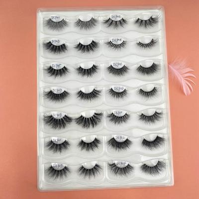 China Wholesale 3D Natural Soft High Quality Soft Fluffy Mink Eyelashes False Eyelashes Seller Private Label Packaging Box False Mink Eyelashes for sale