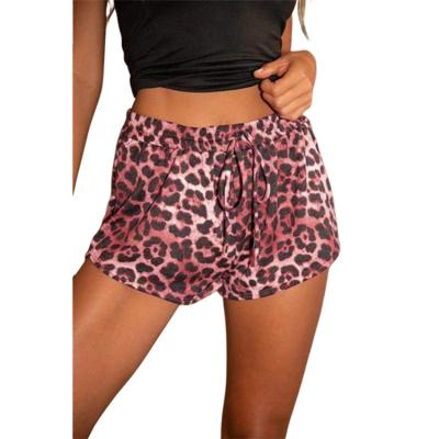 China 2021New Anti-wrinkle Pro-victory fashion women teams casual mid-waist print ladies shorts temperament leopard swap shorts for sale