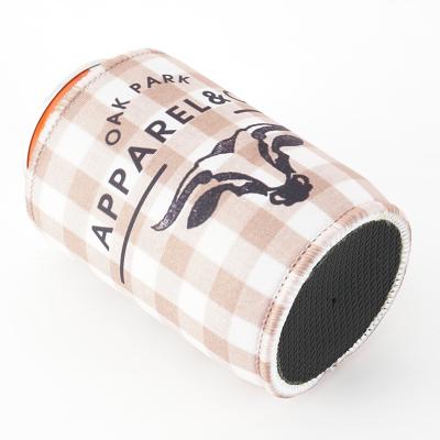 China Custom Sublimation Logo Can Sleeve Beer Bottle Waterproof Neoprene Can Cooler for sale