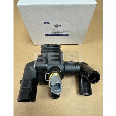 中国 ThermostatHousing With Sensor 1731770 BK2Q8594AA BK2Q8A586AB BK2Q-8A586-AB For Ford Transit 2.2 TDCI 2011 With SWITCH 販売のため