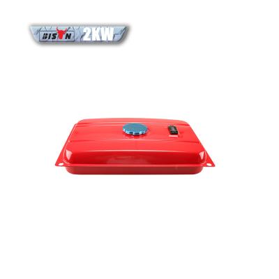 China Chinese Bison Gasoline Parts 15L Fuel Tank 2kw Gasoline Generator Fuel Tank 168-131 for sale