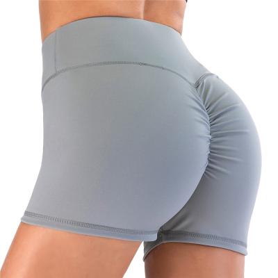 China Wholesale Lulu 2021 Breathable Yoga Pants Suit Women Yoga Shorts High Waist Booty Shorts Crack! crack! ruched short butt sports lifting gaiters for sale