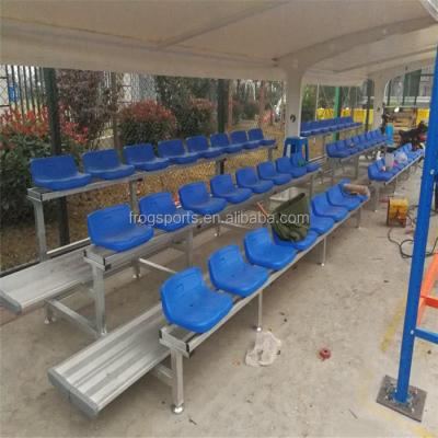 Cina 2021 steel Aluminum Stadium Bleachers grandstand Aluminum tribune seat stadium seat in vendita