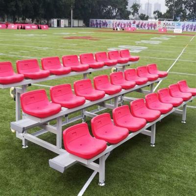 China school stadium aluminum bench Aluminum Bench Bleachers For Sports Court en venta