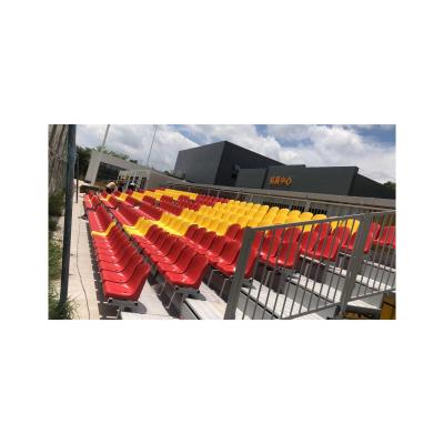 China Outdoor dismounted bleacher Football Stadium Seats sports field bleacher Metal structure bleachers en venta