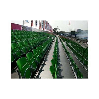 China Outdoor used for football playground dismounted plastic stadium seat en venta