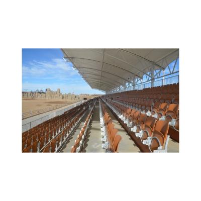 China 2021 Rental grandstand seats with tip up seats chairs outdoor metal structures grandstand bleachers for sale