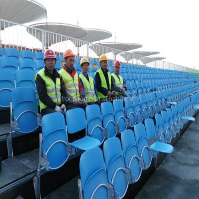 China 2021 outdoor demountable stadium bleachers metal grandstand seats folding tip up seats en venta